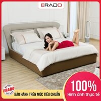 Giường Ngủ Bọc Da 1690 Erado Tặng bộ làm sạch da, Gối Trang Trí, Dát Giường Cao Cấp BH: 14 Tháng Miễn Phí Vận Chuyển Lắp