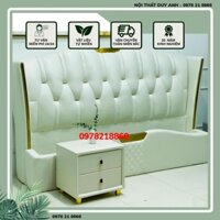 Giường ngủ bọc da phong cách tân cổ điển - Giường ngủ giá rẻ
