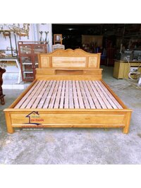 Giường ngủ căm xe 1m8 GNCX18C