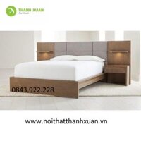 Giường ngủ cao cấp bọc nệm đầu giường GNM007 1m8 x 2m