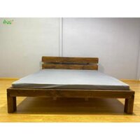 Giường ngủ cao cấp gỗ thông vintage 1m6x2m, 1m8x2m giá rẻ tại hồ chí minh