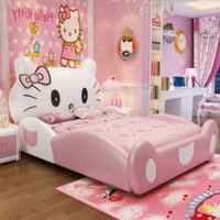 Giường ngủ cao cấp Hello kitty cho bé gái, Giường ngủ cho bé mới