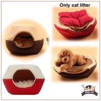 Giường Ngủ Cho Thú Cưng Chất Liệu Nhung Mềm êm ái Và ấm áp - Hình Mai Rùa _ Ruby Pet