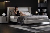 Giường ngủ da hạng sang mã 04