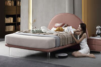 Giường ngủ da hạng sang mã 77