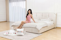 Giường ngủ da hạng sang mã EC2