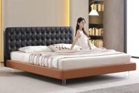 Giường ngủ da hạng sang mã 223