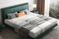 Giường ngủ da hạng sang mã 124