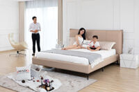 Giường ngủ da hạng sang mã EC1