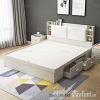 Giường ngủ đa năng bọc đệm tap đầu giường GN-12