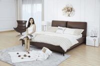 Giường ngủ da thật mã 109A