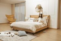 Giường ngủ da thật mã 111