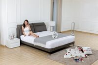 Giường ngủ da thật mã 135