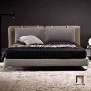 Giường ngủ đẹp hiện đại gỗ MFC An Cường lõi xanh chống ẩm LG-GN100