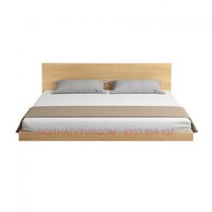 Giường ngủ đôi có ngăn kéo rộng 160cm GCN09