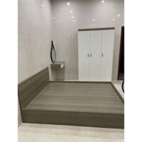 Giường ngủ giường gỗ công nghiệp mdf 2m2 x 2m