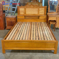 Giường Ngủ Gỗ Căm Xe 1M6 Sang Trọng Giá Xưởng