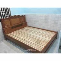 Giường Ngủ Gỗ Căm Xe Đồng Tiền