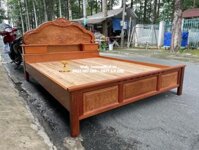 Giường Ngủ Gỗ Căm Xe Kiểu Sò