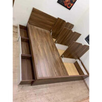 Giường ngủ gỗ công nghiệp thông minh 1m6 x2m (3 ngăn lật)