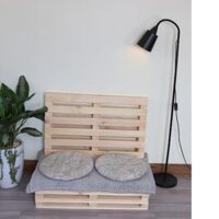 Giường ngủ gỗ CT01 Juno Sofa màu vàng nhạt  - 1m2 x 2m