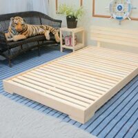 Giường ngủ gỗ CT04 Juno Sofa màu vàng nhạt  - 1m6 x 2m