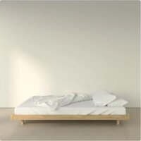 Giường ngủ gỗ CT15 Juno Sofa màu vàng nhạt  - 1m2 x 2m