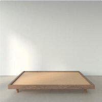 Giường ngủ gỗ CT15 Juno Sofa màu vàng nhạt  - 1m8 x 2m