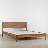 Giường ngủ gỗ CT17 Juno Sofa màu vàng nâu  - 1m8 x 2m