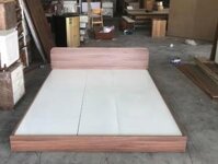 Giường ngủ gỗ đơn giản Juno Sofa hiện đại  - 1m8 x 2m