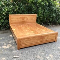 Giường ngủ gỗ gõ đỏ phản liền mẫu chỉ