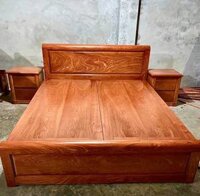 Giường ngủ gỗ Hương Đá cao cấp - Giường gỗ 1M6