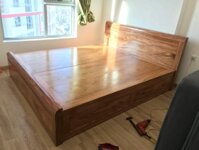 Giường ngủ gỗ hương xám giát phản 2Mx2M2