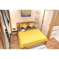 Giường ngủ gỗ lõi xanh cứng cáp, free ship lắp