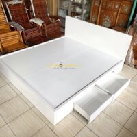 Giường ngủ gỗ MDF  2 hộc kéo CPX-G30