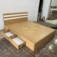Giường ngủ gỗ MDF  2 hộc kéo CPX-G27