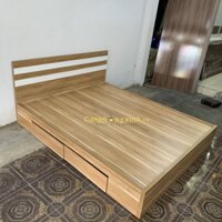 Giường ngủ gỗ MDF  2 hộc kéo CPX-G29