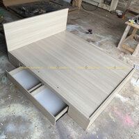 Giường ngủ gỗ MDF  2 hộc kéo CPX-G35