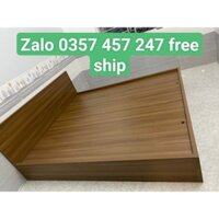 Giường ngủ gỗ MDF ngang 1m6 Free Ship Hồ Chí Minh và Bình Dương