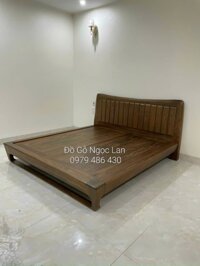 GIƯỜNG NGỦ GỖ MUN KIỂU NHẬT CHÂN QUỲ HIỆN ĐẠI - SANG TRỌNG