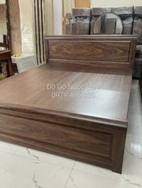 GIƯỜNG NGỦ GỖ MUN MẪU TRƠN PHẢN LIỀN - HIỆN ĐẠI
