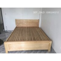 giường ngủ gỗ sồi 1m6,1m8x2m giá thật