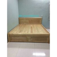 giường ngủ gỗ sồi  dát phản