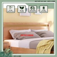 Giường Ngủ Gỗ Sồi Giá Rẻ - Đóng Giường Ngủ Gỗ Tự Nhiên Tại TPHCM