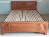 Giường ngủ gỗ sồi giát nan