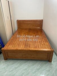 Giường ngủ gỗ sồi nga vạt phản - giường đơn