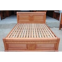 Giường ngủ gỗ xoan đào 1M8 X 2M  FREESHIP HCM 30-50KM