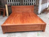 Giường Ngủ Gỗ Xoan Dát Phản GN203