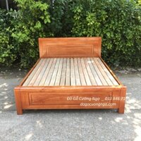 Giường Ngủ Gỗ Xoan Ta 1m6x2m Vạt Lan Giá Rẻ