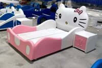 Giường ngủ Hello kitty cho bé gái GNCB38 (hàng cao cấp)